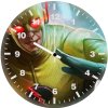 reverse flash arts av wall clock