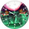 spider man far from home and mysterio art nw wall clock