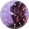 black panther neon x4 wall clock