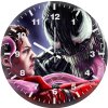 venom vs spiderman homecoming artwork sa wall clock