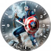 captain america strikes back ka wall clock