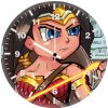 wonder woman cartoonic vr wall clock
