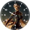captain marvel art di wall clock