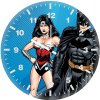 batman flash wonder woman dc superheroes comic art 1v wall clock