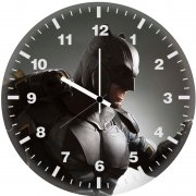 batman cosplay 0n wall clock