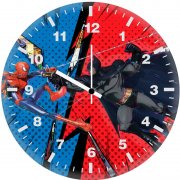 batman into the spider verse kl wall clock