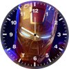 iron man holographic ct wall clock