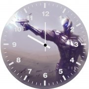 arkham knight art pd wall clock