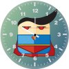 superman minimalist y8 wall clock