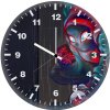 spiderman miles art 6v wall clock