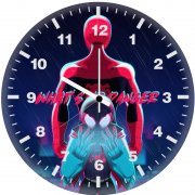 miles morales what up danger oi wall clock
