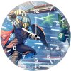 thor vs hulk mk wall clock