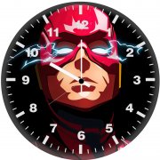 flash illustrator au wall clock