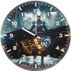 batman with batmobile lv wall clock