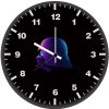 darth vader minimalism artwork vl wall clock