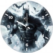 batman icon of power vr wall clock