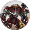 iron man in hulkbuster armor and rocket artwork yu wall clock