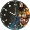aquaman jason momoa artwork 70 wall clock
