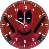 deadpool low poly mn wall clock