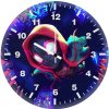 spider man falling 2v wall clock