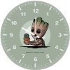 baby groot growth takes time wf wall clock