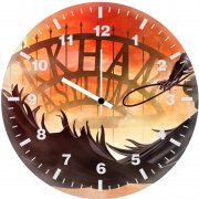 batman arkham asylum artwork c3 wall clock