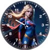 supergirl graceful power wl wall clock