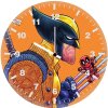 chibi wolverine x deadpool ci wall clock