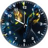spider mans anti ock suit ti wall clock
