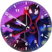 artwork miles morales s0 wall clock