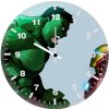 hulk and iron man 6f wall clock
