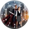 superman man of steel mu wall clock