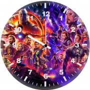 avengers infinity war and endgame poster w7 wall clock