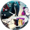 spider verse miles and gwen kn wall clock