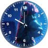 spidey in rain 8z wall clock