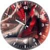 spider man miles morales digital art uc wall clock