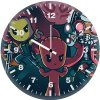 little guardians of the galaxy art 6m wall clock