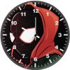 spiderverse illistration le wall clock