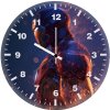 iron man avenger in red 4j wall clock