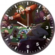 joker poker 7s wall clock