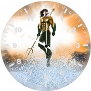aquaman 5c wall clock