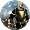 black adam art tq wall clock