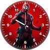 badass deadpool pose vc wall clock