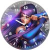 psylocke arts hn wall clock