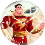 shazam art 9l wall clock