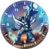 blue beetle strike li wall clock