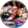 harley quinn artwork b3 wall clock