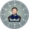 captain america minimalism 12k gs wall clock