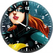 batgirl new artworks 8e wall clock