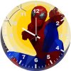 spiderman low poly art pl wall clock